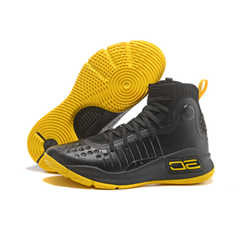 Stephen Curry 4 Shoes black yellow